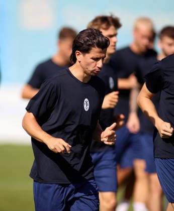 Fussball, Herren, Regionalliga Bayern, Saison 2026 2027, TSV 1860 München, Training Grünwalder Strasse 114, Trainingsgelände Tunay Deniz (TSV 1860 München) beim Laufen