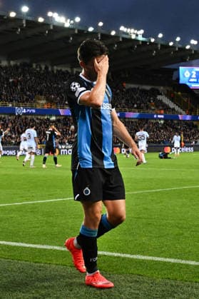 260908 Club Brugge vs Aston Villa Hugo Vetlesen (10) of Club Brugge looks dejected during the Uefa Champions League matchday 1 game in the League phase in season 2026 - 2027 between Club Brugge KV and Aston Villa on September 8 , 2026 in Brugge, Belgium. (Photo by Maarten Straetemans Isosport) Brugge Belgium  Copyright: xMaartenxStraetemansx MS2_2689
