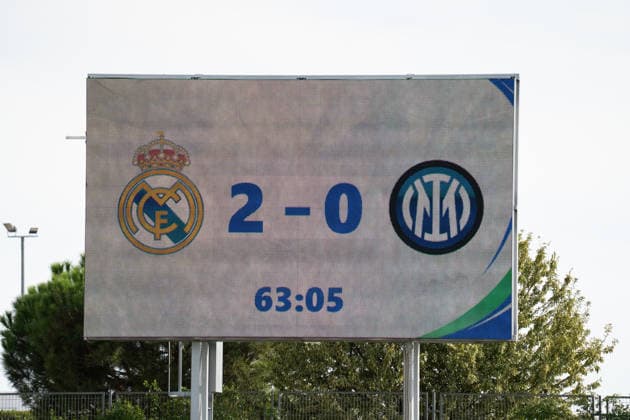 ESP: UEFA Youth League Real Madrid v Inter Milan during UEFA Youth League match between Real Madrid v Inter Milan played at Di Stefano Stadium, Valdebebas, Madrid on September 8 2026 in Spain Madrid Spain Soccer Copyright: xAgenciaxLOFx