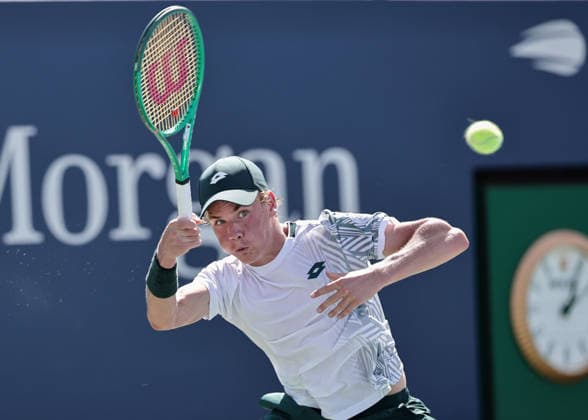 Oliver Majdandzic (GER), Jungen Einzel, Boys Singles Tennis - US Open 2026 - Grand Slam - Billie Jean King Tennis Center - New York - New York - USA - 8 September 2026. Copyright: xJuergenxHasenkopfx