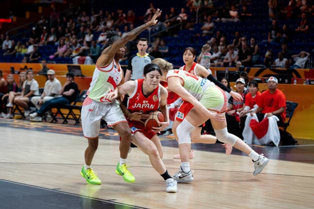 Hungary V Japan: Qualification To Quarter-Finals - FIBA Women s Basketball World Cup Germany 2026 Otoha Goto plays during a quarter-final match between Hungary and Japan at the FIBA Women s Basketball World Cup 2026 in Berlin, Germany, on September 8, 2026. Berlin Germany  Copyright: xMarcinxGolbax originalFilename:golba-hungaryv260908_npXH8.jpg