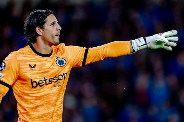 BRUGGE - Club Brugge goalkeeper Yann Sommer during the UEFA Champions League match between Club Brugge and Aston Villa at Jan Breydelstadion on 8 September 2026 in Brugge, Belgie. (Photo by DeFodi Images) -