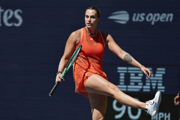 Aryna Sabalenka, Tattoo, Damen Einzel, Ladies Singles, US Open Championships, Billie Jean King National Tennis Center, Flushing Meadows, New York, USA . Copyright: xJuergenxHasenkopfx