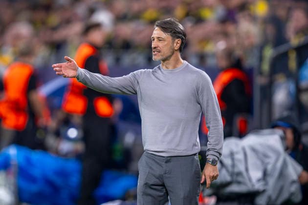 08.09.2026: Champions League: Borussia Dortmund - FC Villareal m Signal-Iduna-Park. Trainer Nico Kovac (Borussia Dortmund) reagiert. WICHTIGER HINWEIS: Gemäß den Vorgaben der DFL und der UEFA ist es untersagt, in dem Stadion und oder vom Spiel angefertigte Fotoaufnahmen in Form von Sequenzbildern und oder videoähnlichen Fotostrecken zu verwerten bzw. verwerten zu lassen. Copyright: xDavidxInderliedx