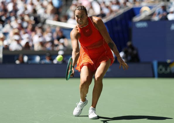 September 8, 2026, New York City, New York, USA: ARYNA SABALENKA during the match against L. Noskova of Czech Republic in the womenÃ¢â‚¬â ¢s quarterfinals of Grand Slam tournament US Open. New York, USA. Sabalenka won 7:6 (7-1), 3:6, 7:6 New York City USA - ZUMAc278 20260908_zsp_c278_014 Copyright: xMarcinxCholewinskix