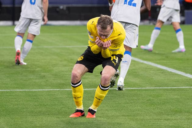 Maximilian Beier 14 (Borussia Dortmund), Borussia Dortmund vs. FC Villarreal, Fussball, Champions League, Gruppenphase, Matchday 1, 08.09.2026 Dortmund Nordrhein-Westfalen Deutschland