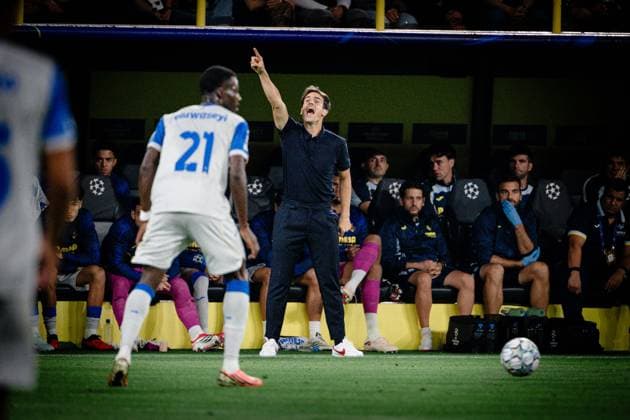 Inigo Perez (Trainer Cheftrainer Villarreal), Borussia Dortmund vs. FC Villarreal, Fussball, Champions League, Gruppenphase, Matchday 1, 08.09.2026 Dortmund Nordrhein-Westfalen Deutschland