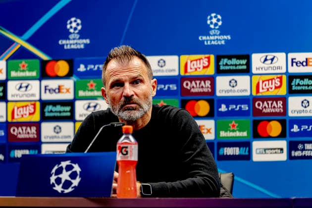 BRUGGE - Club Brugge coach Ivan Leko during the press conference, PK, Pressekonferenz after the UEFA Champions League match between Club Brugge and Aston Villa at Jan Breydelstadion on 8 September 2026 in Brugge, Belgie. (Photo by DeFodi Images) -