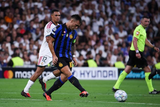 Real Madrid v FC Internazionale Milano - UEFA Champions League 2026 27 September 8, 2026, Estadio Santiago Bernabeu, Madrid, Spain: Lautaro Martinez of Internazionale Milano during UEFA Champions League 2026 27 football match between Real Madrid and FC Internazionale Milano at Estadio Santiago Bernabeu on September 08, 2026, in Madrid, Spain. Madrid Estadio Santiago Bernabeu Madrid Spain Copyright: xAlejandroxMatiasxAcostax