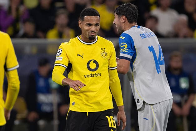 Ethan Nwaneri 18 (Borussia Dortmund), Borussia Dortmund vs. FC Villarreal, Fussball, Champions League, Gruppenphase, Matchday 1, 08.09.2026 Dortmund Nordrhein-Westfalen Deutschland