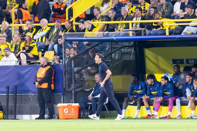 Dortmund, Deutschland 08. September 2026: UEFA Champions League - 2026 2027 - Ligaphase - Sp. 1 - Borussia Dortmund gegen FC Villarreal Im Bild: Trainer Inigo Perez (VIL) Signal Iduna Park Nordrhein Westfalen Copyright: xFotostandx xZeisingx