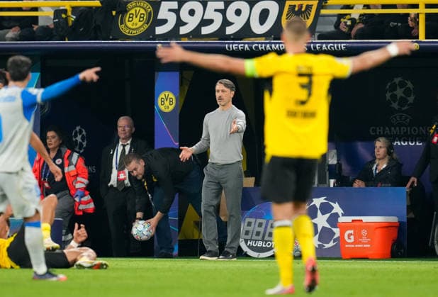 Niko Kovac (Borussia Dortmund, Cheftrainer) reagiert. Borussia Dortmund vs. Villareal CF, Fussball, UEFA Champions League, 1. Spieltag, Spielzeit 2026 2027, 08.09.2026 Borussia Dortmund vs. Villareal CF, Fussball, UEFA Champions League, 1. Spieltag, Spielzeit 2026 2027, 08.09.2026 Dortmund Copyright: xEibner-Pressefoto ScottxColemanx EP_SCN