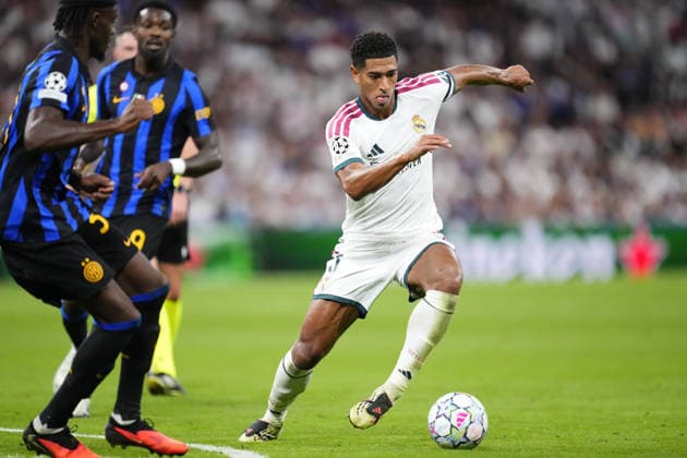 Real Madrid v Inter Milan - UEFA Champions League MADRID, SPAIN - SEPTEMBER 8: Jude Bellingham attacking midfield of Real Madrid and England in action during the UEFA Champions League 2026 27 League Phase MD1 match between Real Madrid and Inter Milan at Estadio Santiago Bernabeu on September 8, 2026 in Madrid, Spain. Jose Hernandez Anadolu Madrid Spain. Editorial use only. Please get in touch for any other usage.  Copyright: x2026xAnadoluxJosexHernandezx