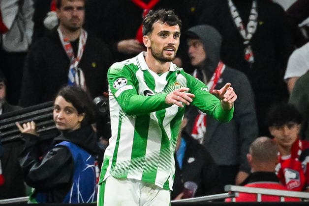 September 8, 2026, Villeneuve-D ascq, France, France: Troy PARROTT of Real Betis Balompie celebrates his goal during the UEFA Champions League, League Phase MD1 match between Lille OSC (LOSC) and Real Betis Balompie at Pierre Mauroy Stadium on October 23, 2025 in Villeneuve-d Ascq near Lille, France. Villeneuve-D ascq France - ZUMAm308 20260908_zsp_m308_020 Copyright: xMatthieuxMirvillex