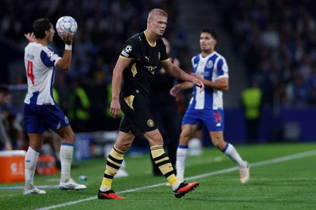 Erling Haaland of Manchester City. Porto v Manchester City, UEFA Champions League, League Stage, Football, Estadio do Dragao, Porto, Portugal - 08 Sep 2026Porto Estadio do Dragao Portugal  Copyright: xMiguelxLemos Shutterstockx 17140155ee