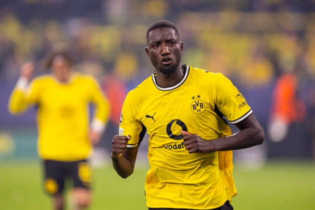 08.09.2026, Fussball, 1. Spieltag der UEFA Champions League, Borussia Dortmund - FC Villareal. Serhou Guirassy (Borussia Dortmund) bejubelt das Tor zum 3:1. Dortmund Signal Iduna Park NRW Deutschland xRHR-FOTO DEx Copyright: DennisxEwert RHR-FOTOx RHR-FOTO DE