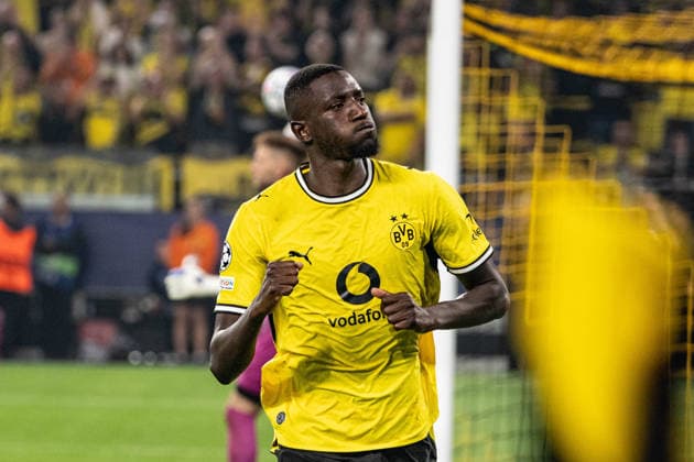 Torubel zum 3:1 durch Serhou Guirassy 9 (Borussia Dortmund), Borussia Dortmund vs. FC Villarreal, Fussball, Champions League, Gruppenphase, Matchday 1, 08.09.2026 Dortmund Nordrhein-Westfalen Deutschland
