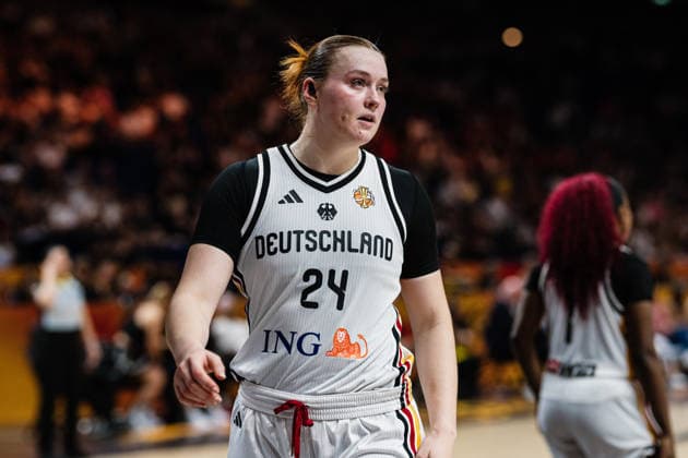 FIBA Women™s Basketball World Cup 2026: Deutschland vs. Südkorea, 08.09.2026 Lina Sontag (Deutschland, 24); Basketball, FIBA Women™s Basketball World Cup 2026, Final Phase, Qualifikation fürs Viertelfinale: Deutschland vs. Südkorea am 08.09.2026 in der Uber Arena, Berlin Copyright: xBEAUTIFULxSPORTS Tonhäuserx