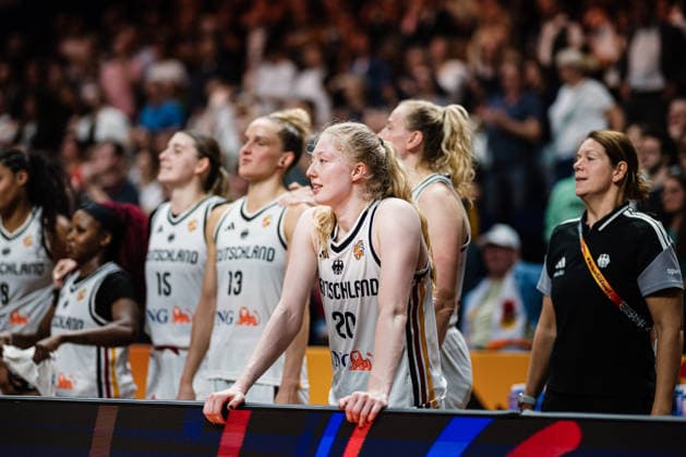 FIBA Women™s Basketball World Cup 2026: Deutschland vs. Südkorea, 08.09.2026 Frieda Bühner (Deutschland, 20); Basketball, FIBA Women™s Basketball World Cup 2026, Final Phase, Qualifikation fürs Viertelfinale: Deutschland vs. Südkorea am 08.09.2026 in der Uber Arena, Berlin Copyright: xBEAUTIFULxSPORTS Tonhäuserx