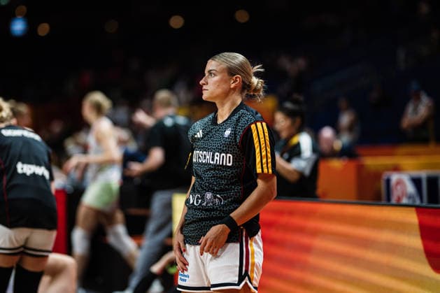 FIBA Women™s Basketball World Cup 2026: Deutschland vs. Südkorea, 08.09.2026 Alexandra Wilke (Deutschland, 3); Basketball, FIBA Women™s Basketball World Cup 2026, Final Phase, Qualifikation fürs Viertelfinale: Deutschland vs. Südkorea am 08.09.2026 in der Uber Arena, Berlin Copyright: xBEAUTIFULxSPORTS Tonhäuserx