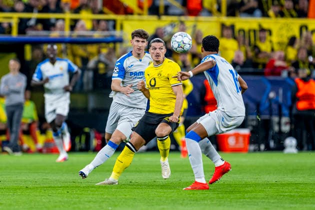 DORTMUND - Borussia Dortmund midfielder Marcel Sabitzer during the UEFA Champions League match between Borussia Dortmund and Villarreal at BVB Stadion Dortmund on 8 september 2026 in Dortmund, Duitsland. (Photo by DeFodi Images) -