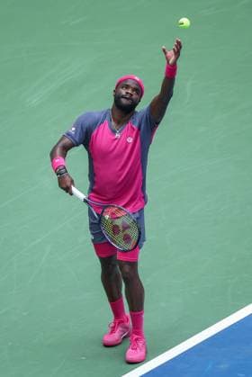 Frances Tiafoe of USA in action 2026 US Open, Day Ten, USTA Billie Jean King National Tennis Center, New York, USA - 08 Sep 2026New York USTA Billie Jean King National T New York (NY) United States of America EDITORIAL USE ONLY No use with unauthorised audio, video, data, fixture lists, club league logos or live services. Online in-match use limited to 120 images, no video emulation. No use in betting, games or single club league player publications. Copyright: xEllaxLing Shutterstockx 17140157ab