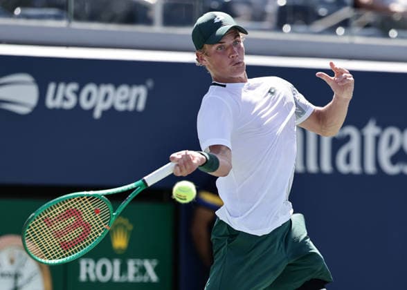 Oliver Majdandzic (GER), Jungen Einzel, Boys Singles Tennis - US Open 2026 - Grand Slam - Billie Jean King Tennis Center - New York - New York - USA - 8 September 2026. Copyright: xJuergenxHasenkopfx