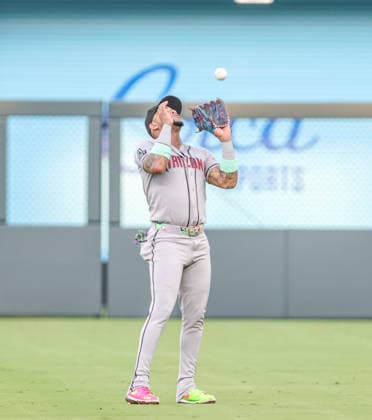 SEP 8, 2026: Arizona Diamondbacks second baseman Ketel Marte (4) catches a pop fly in the 1st inning against the Kansas City Royals at Kauffman Stadium Kansas City, MO. CSM Kansas City United States - ZUMAc04_ 20260908_zma_c04_003 Copyright: xRomanxPunox
