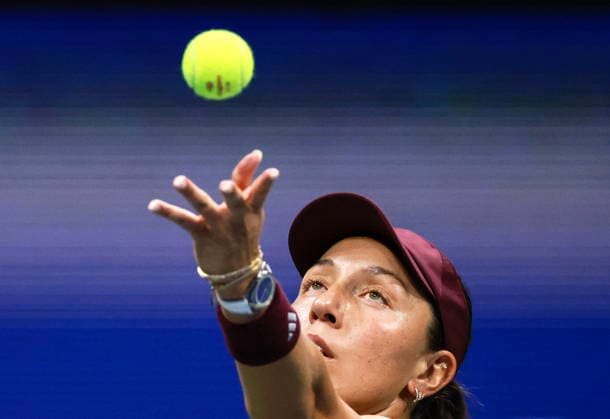 US Open tennis tournament - Day 10 Jessica Pegula of the USA in action against Emma Navarro of the USA during their Women s Singles Quarterfinals match of the US Open Tennis Championships at the USTA Billie Jean King National Tennis Center in Flushing Meadows, New York, USA, 08 September 2026. FLUSHING MEADOWS NEW YORK United States  Copyright: xCRISTOBALxHERRERA-ULASHKEVICHx