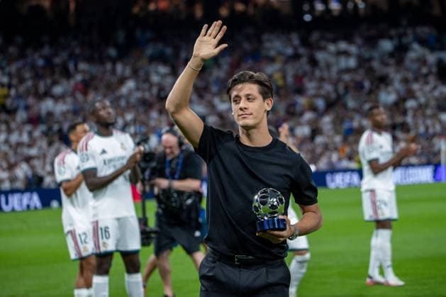 UEFA Champions League 2026 2027 - Real Madrid vs. Inter Milan in Madrid, Spain - 8 Sep 2026 Arda Güler received the 2025 26 Champions League Breakthrough Player award before the 2026 2027 UEFA Champions League match between Real Madrid and Inter Milan. Madrid Spain Copyright: xDavidxCanalesx xSOPAxImagesx David-Canales-1447950