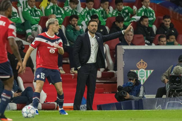 Davide Ancelotti seen during the during UEFA Champions League 26 27 League Phase - Matchday 1 match between teams of LOSC Lille and Real Betis Balompie (Jan Borys Ball Raw Images) Lille Decathlon Arena Stade Pierre-Mauroy France Copyright: xJanxBorysx janborys_lille_betis_26 27-44