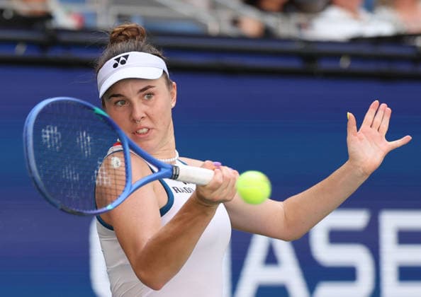 September 8, 2026, New York City, New York, USA: LINDA NOSKOVA of Czech Republic during the match against A. Sabalenka in the womenÃ¢â‚¬â ¢s quarterfinals of Grand Slam tournament US Open. New York, USA. Noskova lost 6:7 (1-7), 6:3, 6:7 New York City USA - ZUMAc278 20260908_zsp_c278_041 Copyright: xMarcinxCholewinskix