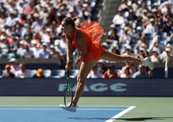 September 8, 2026, New York City, New York, USA: ARYNA SABALENKA during the match against L. Noskova of Czech Republic in the womenÃ¢â‚¬â ¢s quarterfinals of Grand Slam tournament US Open. New York, USA. Sabalenka won 7:6 (7-1), 3:6, 7:6 New York City USA - ZUMAc278 20260908_zsp_c278_053 Copyright: xMarcinxCholewinskix