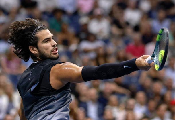 US Open tennis tournament - Day 10 Carlos Alcaraz of Spain in action against Ben Shelton of the USA during their Men s Singles Quarterfinals match of the US Open Tennis Championships at the USTA Billie Jean King National Tennis Center in Flushing Meadows, New York, USA, 08 September 2026. FLUSHING MEADOWS NEW YORK United States  Copyright: xCRISTOBALxHERRERA-ULASHKEVICHx