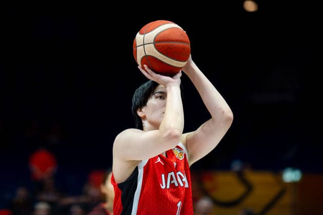 Hungary V Japan: Qualification To Quarter-Finals - FIBA Women s Basketball World Cup Germany 2026 Ramu Tokashiki plays during the FIBA Women s Basketball World Cup 2026 qualification match between Hungary and Japan in Berlin, Germany, on September 8, 2026. Berlin Germany  Copyright: xMarcinxGolbax originalFilename:golba-hungaryv260908_npal0.jpg