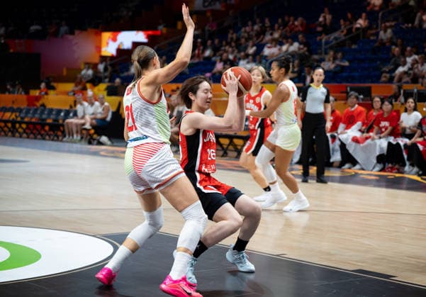 Hungary V Japan: Qualification To Quarter-Finals - FIBA Women s Basketball World Cup Germany 2026 Kokoro Tanaka plays during the FIBA Women s Basketball World Cup 2026 quarterfinals qualifier between Hungary and Japan in Berlin, Germany, on September 8, 2026. Berlin Germany  Copyright: xMarcinxGolbax originalFilename:golba-hungaryv260908_nptTm.jpg