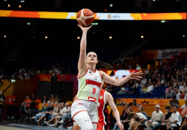 Hungary V Japan: Qualification To Quarter-Finals - FIBA Women s Basketball World Cup Germany 2026 Agnes Studer plays during the FIBA Women s Basketball World Cup 2026 qualification match between Hungary and Japan in Berlin, Germany, on September 8, 2026. Berlin Germany  Copyright: xMarcinxGolbax originalFilename:golba-hungaryv260908_np0Be.jpg