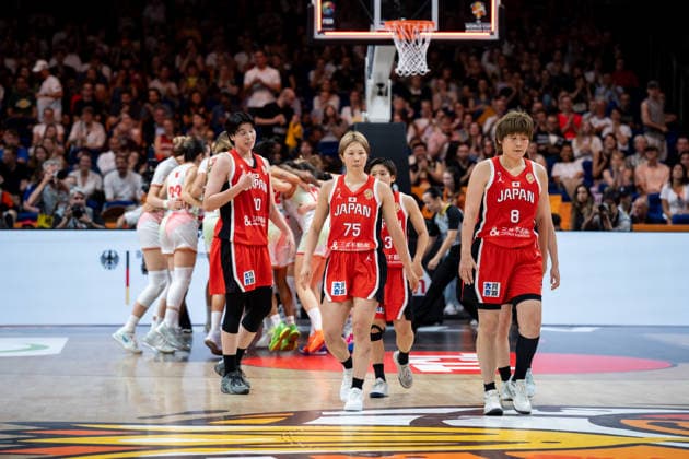 Hungary V Japan: Qualification To Quarter-Finals - FIBA Women s Basketball World Cup Germany 2026 Maki Takada, Nanako Todo and Ramu Tokashiki are seen after the FIBA Women s Basketball World Cup 2026 quarterfinals match between Hungary and Japan in Berlin, Germany, on September 8, 2026. Berlin Germany  Copyright: xMarcinxGolbax originalFilename:golba-hungaryv260908_np3Ld.jpg
