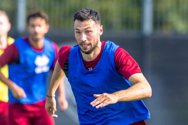 Ingolstadt, Deutschland 08. September 2026: 3. Liga - 2026 2027 - FC Ingolstadt 04 - Training Im Bild: Lukas Fröde Froede (FCI) Trainingsgelände Audi Sportpark Bayern Copyright: xFotostandx xSchäferx