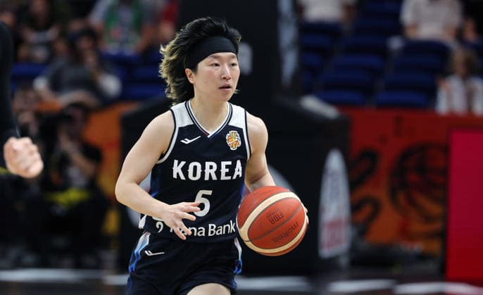 -h5- am Ball Aktion Oberkörper Basketball FIBA World Cup Weltmeisterschaft Frauen WM Saison 2026 2027 08.09.2026 DBB Deutschland GER vs Südkorea KOR
