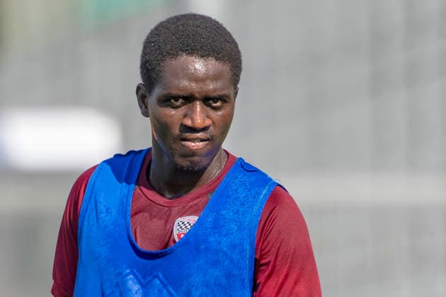 Ingolstadt, Deutschland 08. September 2026: 3. Liga - 2026 2027 - FC Ingolstadt 04 - Training Im Bild: Sherif Oladosu (FCI) Trainingsgelände Audi Sportpark Bayern Copyright: xFotostandx xSchäferx