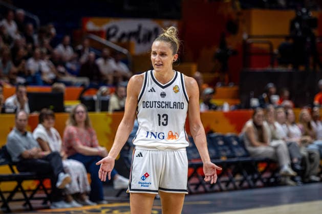 Basketball Berlin 08.09.2026 FIBA Women™s Basketball World Cup Germany 2026 Viertelfinal Qualifikation Deutschland (GER) - Südkorea (KOR) Leonie Fiebich (Deutschland, No.13)