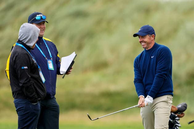 2026 Amgen Irish Open - Pro-Am, Trump International Golf Links, Doonbeg 9 9 2026 Rory McIlroy with Paul McGinley Rory McIlroy with Paul McGinley 9 9 2026  Copyright: xx BB3_6284