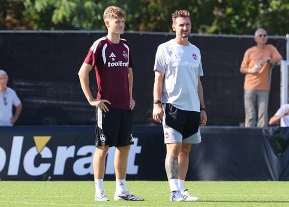 08.09.2026 - Fussball - 2. Fussball - Bundesliga - Saison 2026 2027 - 1. FC Nürnberg Nuernberg FCN ( Club ) - Training - Sportfoto Zink DoGe - xdoxgex - Kristian Mandic (36, 1. FC Nürnberg FCN ) Miroslav Miro Klose ( Trainer 1. FC Nürnberg FCN ) *** 08 09 2026 Soccer 2 Soccer Bundesliga 2026–2027 Season 1 FC Nuremberg Nuremberg FCN Club Training Sports Photo Zink DoGe xdoxgex Kristian Mandic 36, 1 FC Nuremberg (FCN) Miroslav Miro Klose, Coach of 1 FC Nuremberg (FCN)