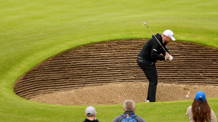 2026 Amgen Irish Open - Pro-Am, Trump International Golf Links, Doonbeg 9 9 2026 Shane Lowry plays a bunker on the ninth Shane Lowry plays a bunker on the ninth 9 9 2026  Copyright: xx BB3_6516