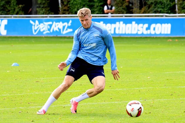 09.09.2026, DEU GER, Fussball , 2.Fussballbundesliga, Saison 2026 2027, Sportforum, Hertha BSC, Training Jan-Luca Schuler ( Hertha BSC Berlin 18 ) 2. Liga: DFB DFL regulations prohibit any use of photographs as image sequences and or quasi-video) Berlin Sportforum Berlin Deutschland *** September 9, 2026, Germany, Soccer, 2. Bundesliga, 2026–2027 Season, Sportforum, Hertha BSC, Training: Jan Luca Schuler, Hertha BSC Berlin, 18, 2nd Division, DFB, DFL regulations prohibit any use of photographs as image sequences and or quasi-video, Berlin Sportforum, Berlin, Germany Copyright: xNordphotox xEnglerx