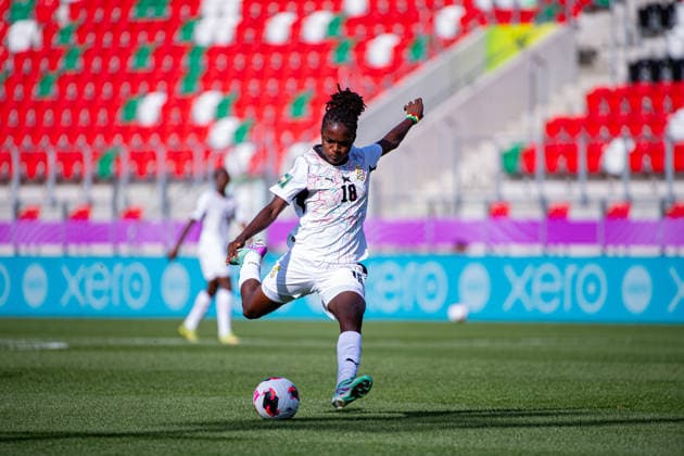 September 9, 2026, Sosnowiec, Silesian Voivodeship, Poland: YEBOAH AGNES of Ghana in action during the FIFA U20 Womens World Cup Poland 2026 match between Ghana versus Korea Republic at Arena Sosnowiec Stadium Sosnowiec Poland - ZUMAs385 20260909_zsp_s385_013 Copyright: xLeopoldxSoglox