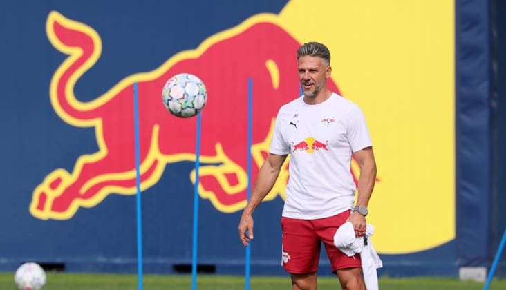 RB Leipzig - Training Champions League MD-1 Leipzig, 09.09.2026, Red Bull Akademie, Fussball, Champions League, Matchday-1, RB Leipzig , Abschlußtraining vor dem Auswärtsspiel in Como , Im Bild: Trainer Martin Demichelis, RB Leipzig. , Nur zur redaktionellen Nutzung. Only editorial use. ,