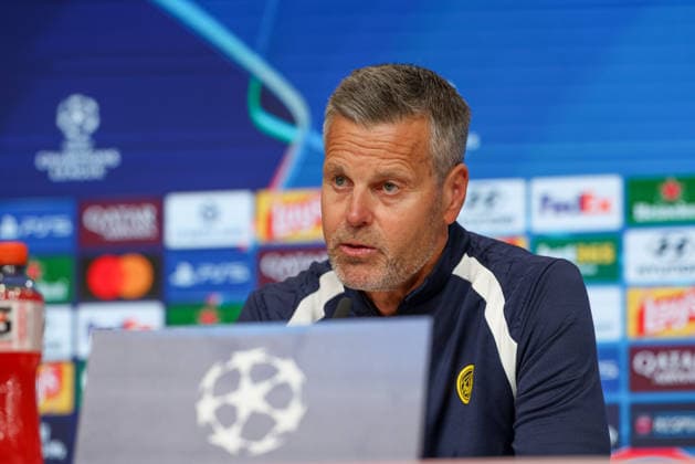 Kjetil Knutsen (FK Bodo Glimt, Chef-Trainer) bei der Pressekonferenz, GER, Abschlusstraining und Pressekonferenz, FK Bodo Glimt, Fussball, UEFA Champions League, 1. Spieltag, LigaPhase, Saison 2026 2027, 09.09.2026, GER, Abschlusstraining und Pressekonferenz, FK Bodo Glimt, Fussball, UEFA Champions League, 1. Spieltag, LigaPhase, Saison 2026 2027, 09.09.2026 Muenchen Copyright: xEibner-Pressefoto JennixMaulx EP_JML