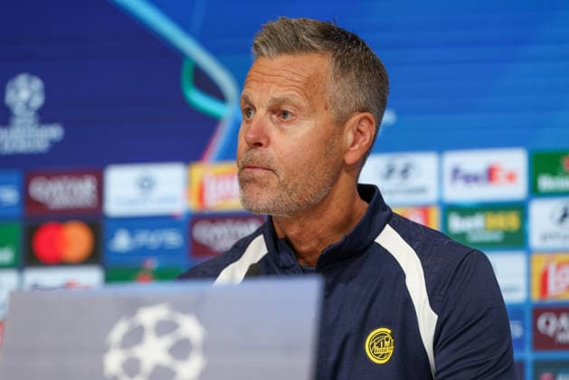 Kjetil Knutsen (FK Bodo Glimt, Chef-Trainer) bei der Pressekonferenz, GER, Abschlusstraining und Pressekonferenz, FK Bodo Glimt, Fussball, UEFA Champions League, 1. Spieltag, LigaPhase, Saison 2026 2027, 09.09.2026, GER, Abschlusstraining und Pressekonferenz, FK Bodo Glimt, Fussball, UEFA Champions League, 1. Spieltag, LigaPhase, Saison 2026 2027, 09.09.2026 Muenchen Copyright: xEibner-Pressefoto JennixMaulx EP_JML